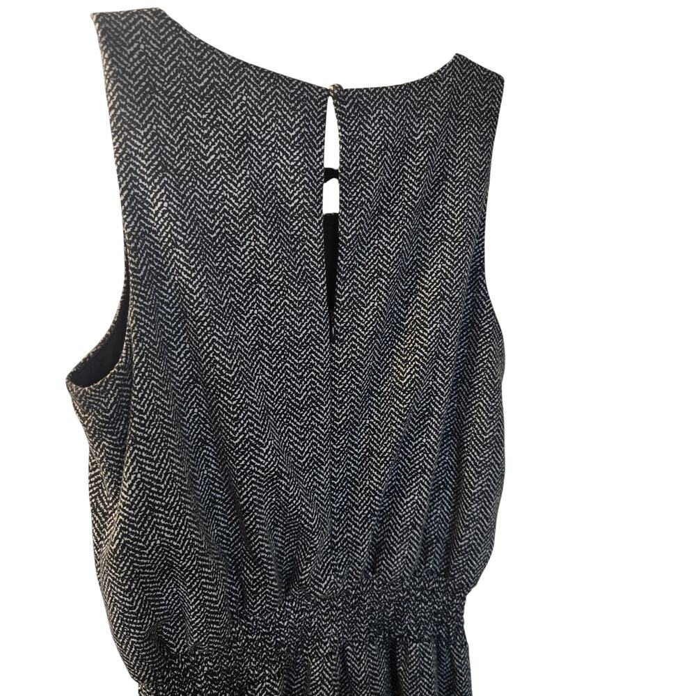 Vince Camuto Womens Sleeveless Jumpsuit Chic Wide Leg Black White Size Small - Picture 8 of 11